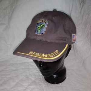 BASS MASTER B.A.S.S. American Flag Adjustable Hat NWOT
